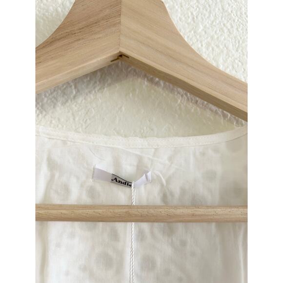 Andie The Navarino Dress in Eyelet White XL NWT - Picture 6 of 9